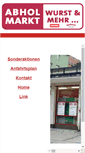 Mobile Screenshot of abholmarkt-leopoldau.at